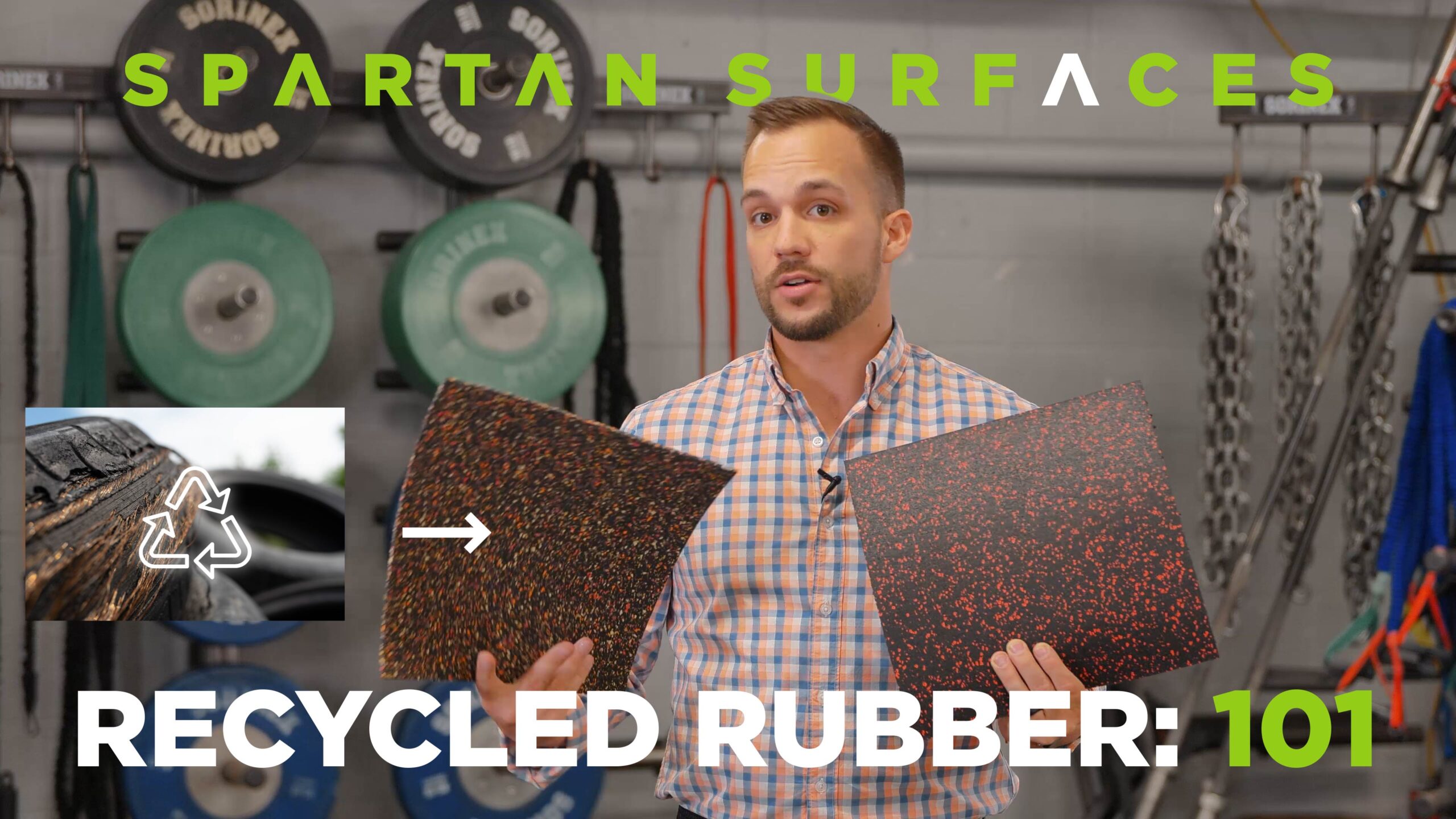 Recycled Rubber 101 Flooring University Spartan Surfaces