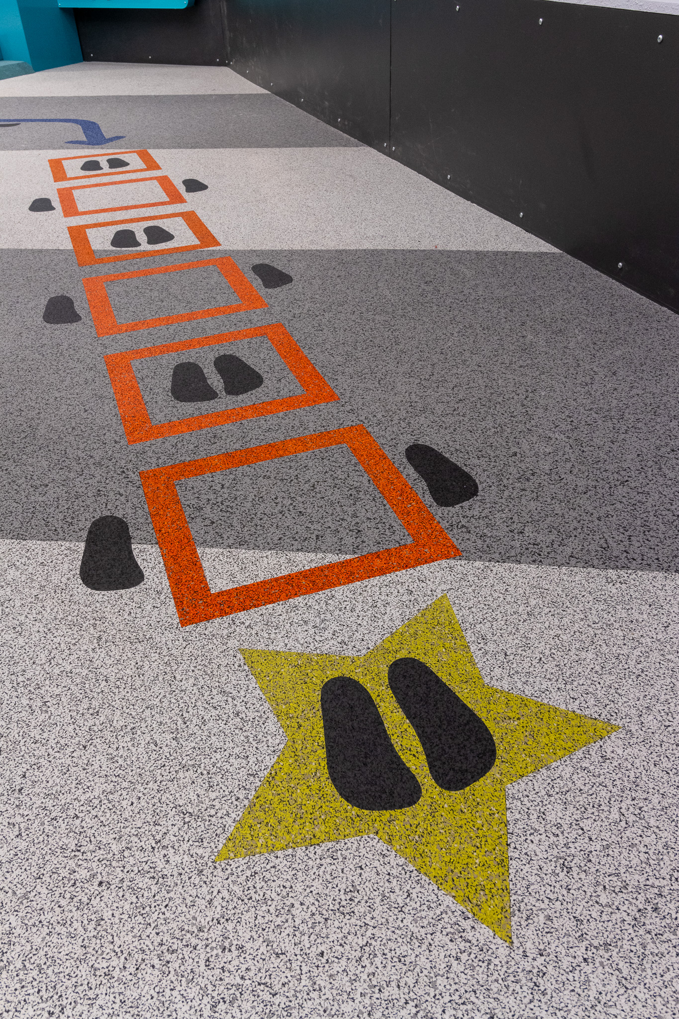 Rubber Flooring in Children's Museum