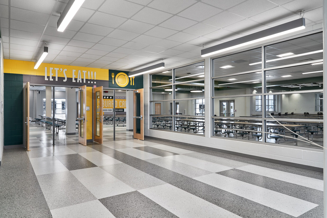 Hillsboro Highschool Featuring Kährs Upofloor Quartz